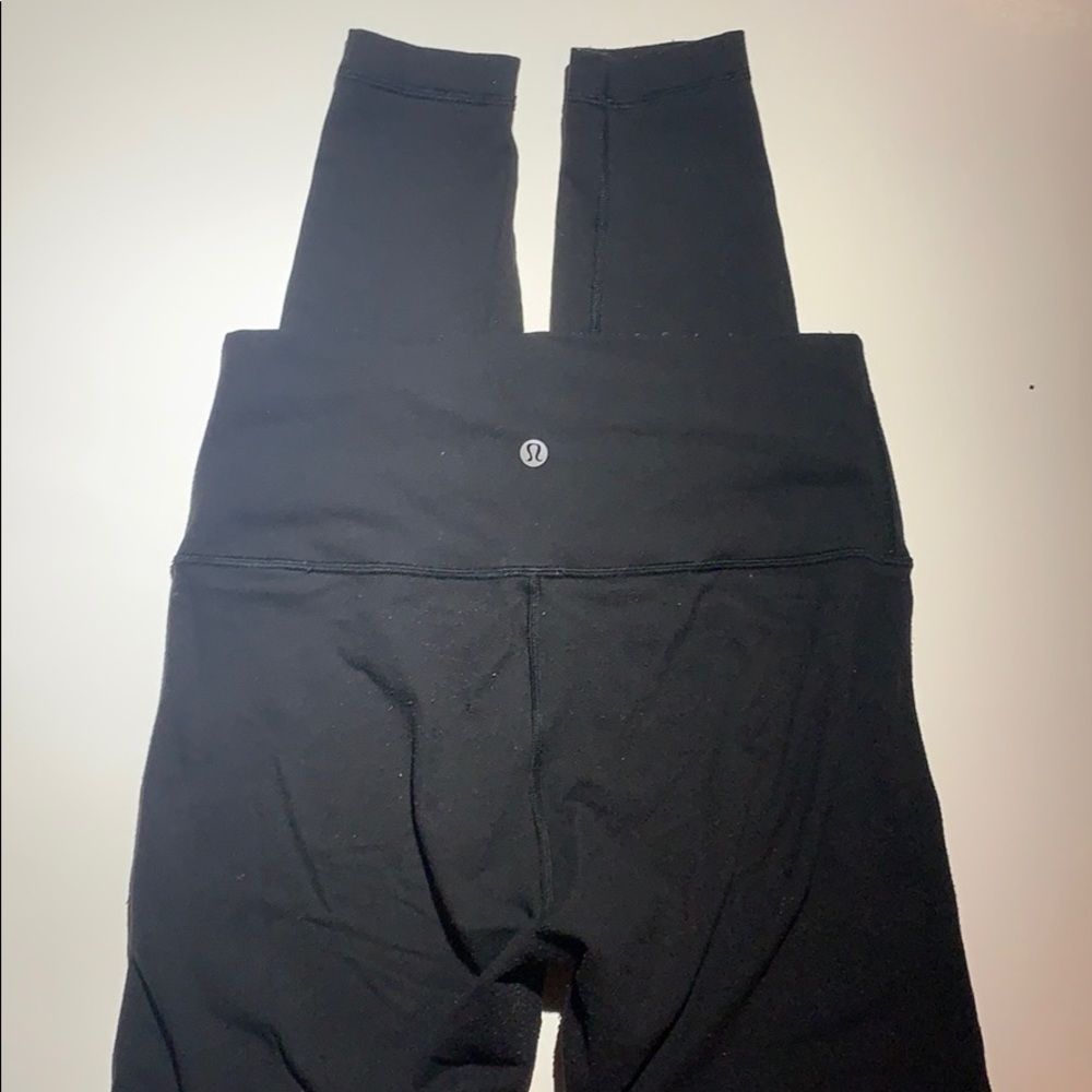 Full length black wander unders size 6